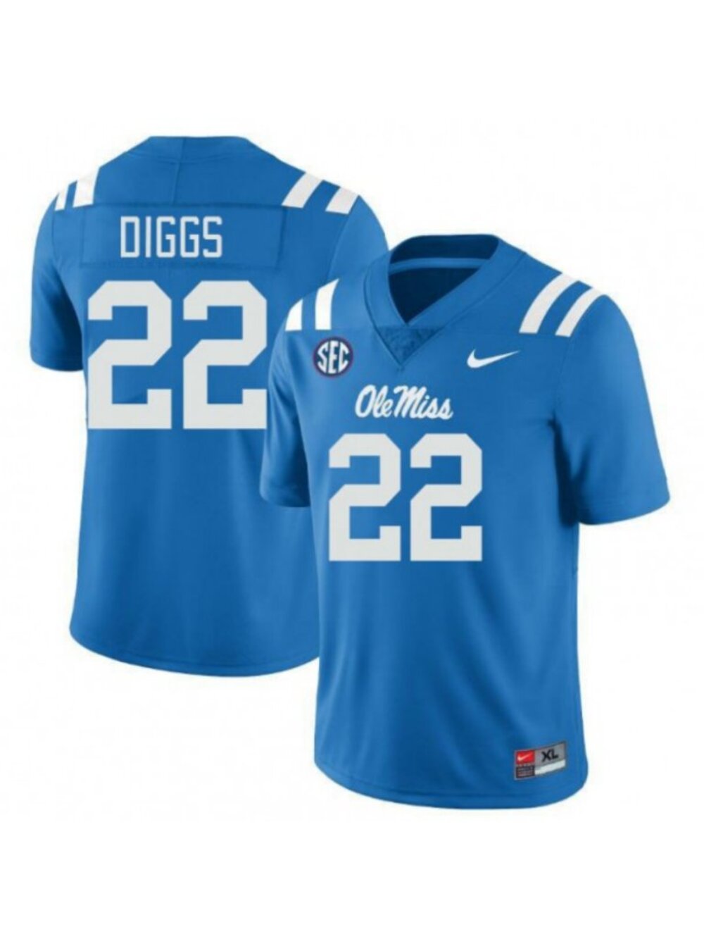 Kids Youths Logan Diggs Stitched Jersey Vapor Royal Blue